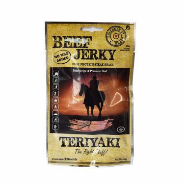 Beef Jerky - Tørret oksekød Teriyaki - 50 g