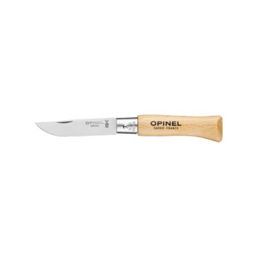 Opinel kniv nr. 4 - Tradition 5 cm - rustfrit stål, bøg